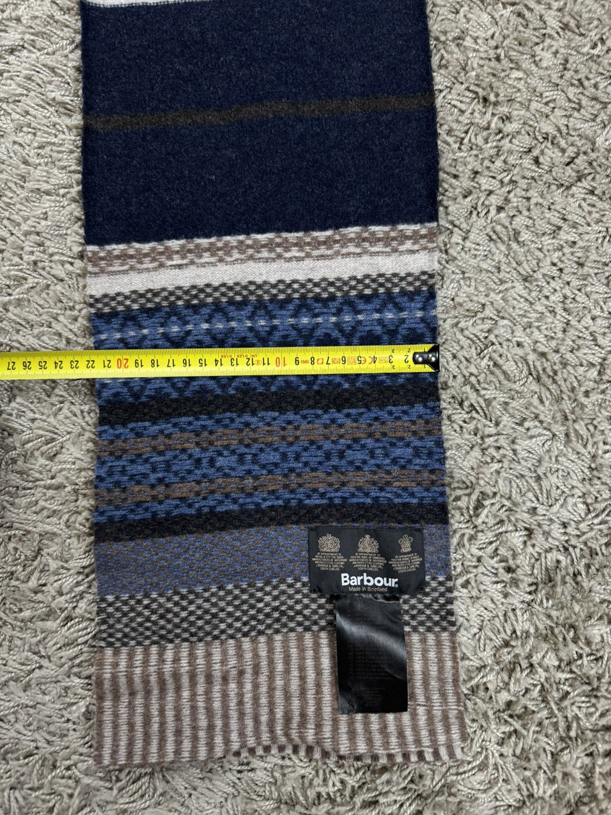 Barbour Wool scarf Barbour original casual luxury item Size ONE SIZE - 4 Thumbnail