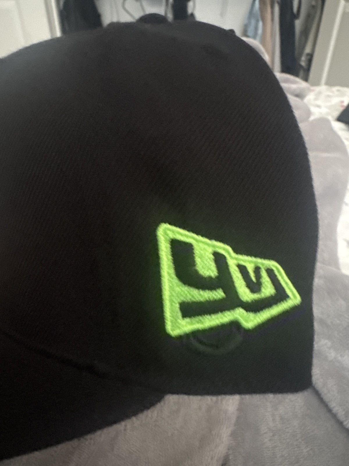 Playboi Carti YVL black/green hat Size ONE SIZE - 3 Thumbnail