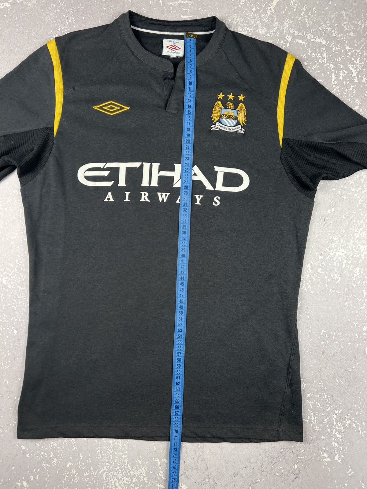 Umbro 2009/2010 Umbro Manchester City Home #32 Tevez Soccer Jersey Size US S / EU 44-46 / 1 - 14 Thumbnail