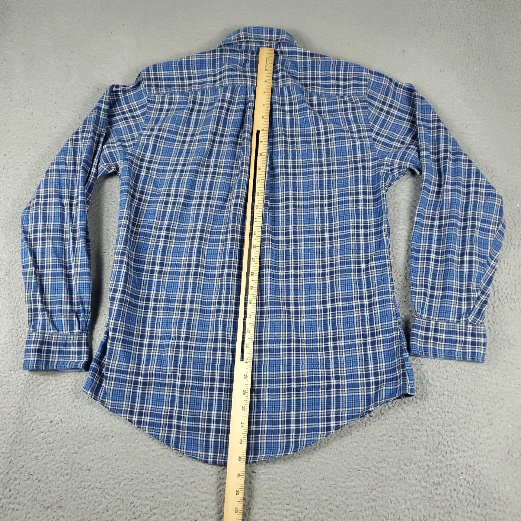 Brooks Brothers Brooks Brothers Button-Up Shirt Mens Medium Blue Plaid Long Sleeve Regular Fit Size US M / EU 48-50 / 2 - 3 Thumbnail