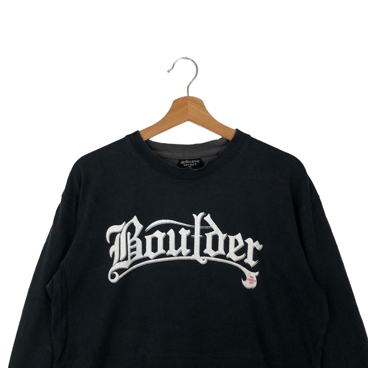 Band Tees VINTAGE SWEATSHIRT BAND TEE BIG LOGO BOULDER Size US L / EU 52-54 / 3 - 2 Thumbnail