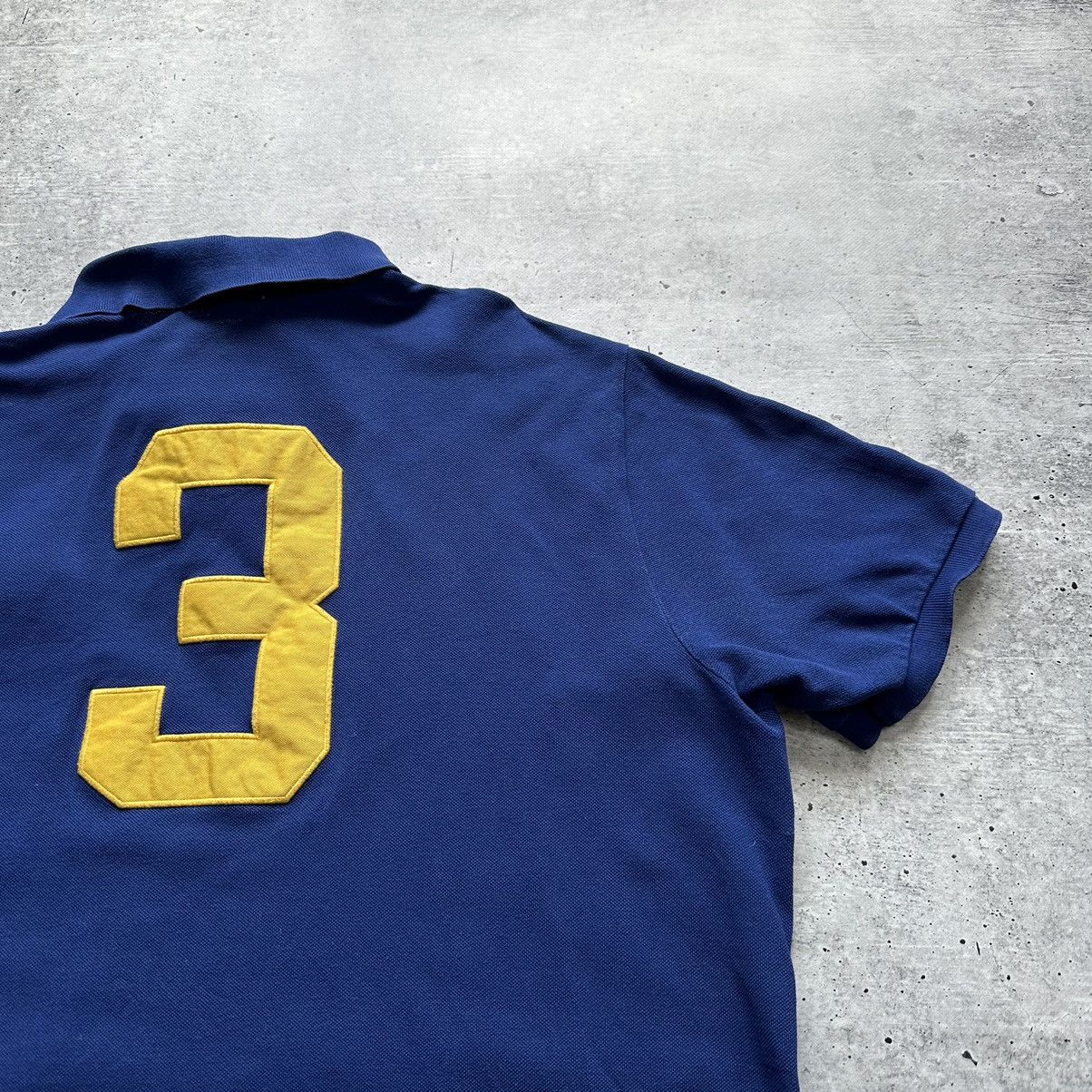 Designer × Polo Ralph Lauren Polo Ralph Lauren 3 Big Pony Polo Shirt Chief Keef Blue Size US XXL / EU 58 / 5 - 15 Thumbnail
