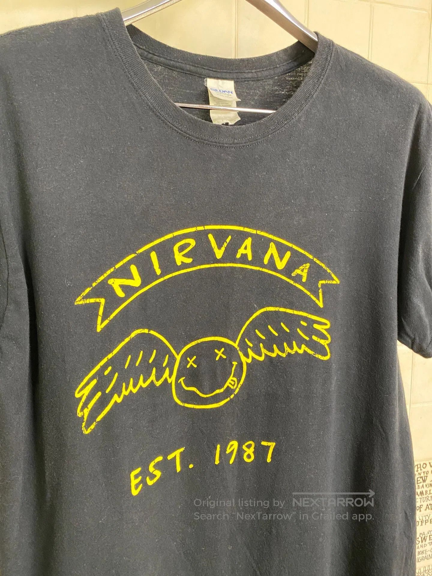Gildan Nirvana Vintage Band T. Size US L / EU 52-54 / 3 - 4 Thumbnail