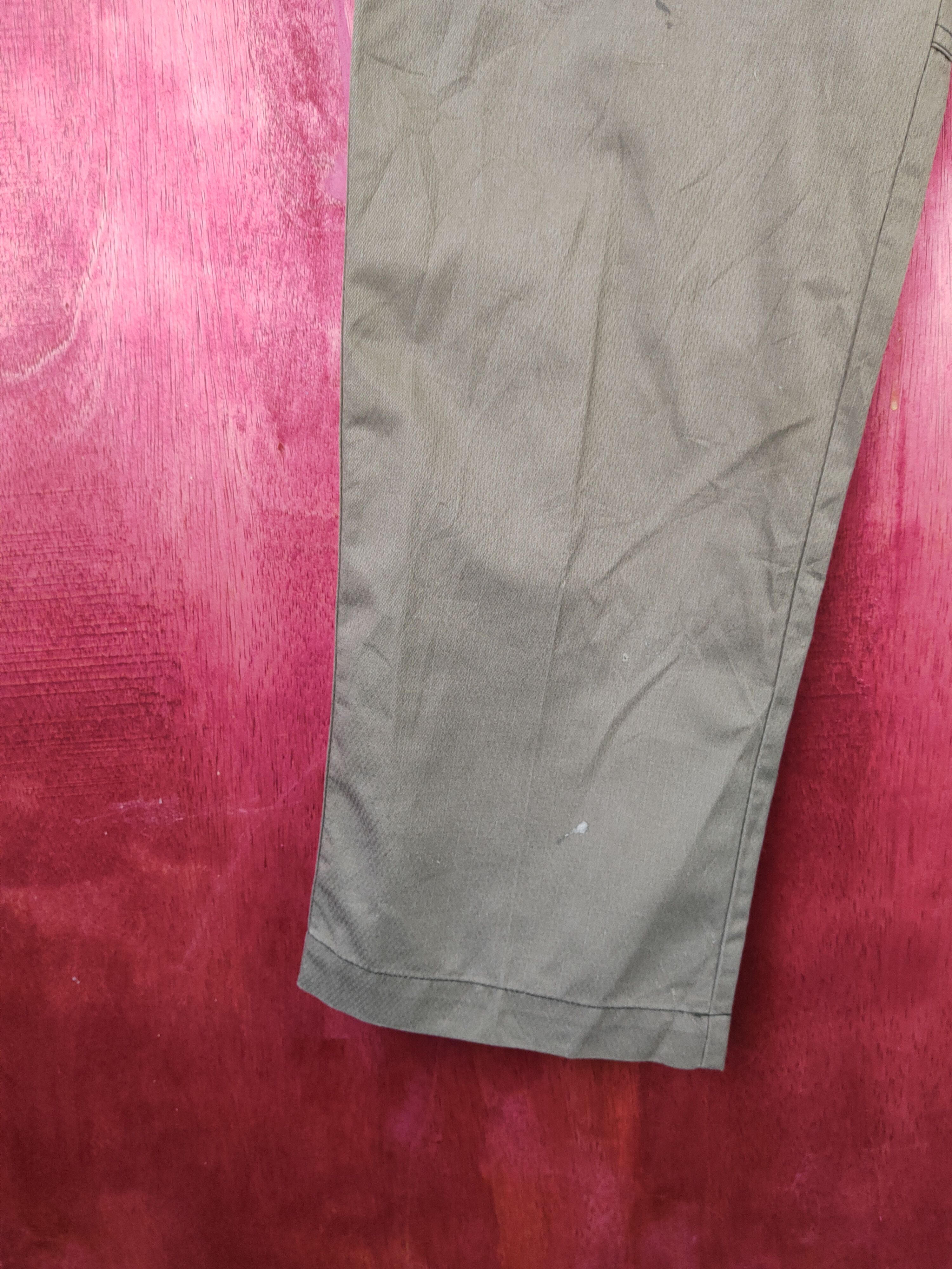 Japanese Brand Jawin Olive Multipocket Tactical Cargo Pants #S1823 Size US 32 / EU 48 - 4 Thumbnail