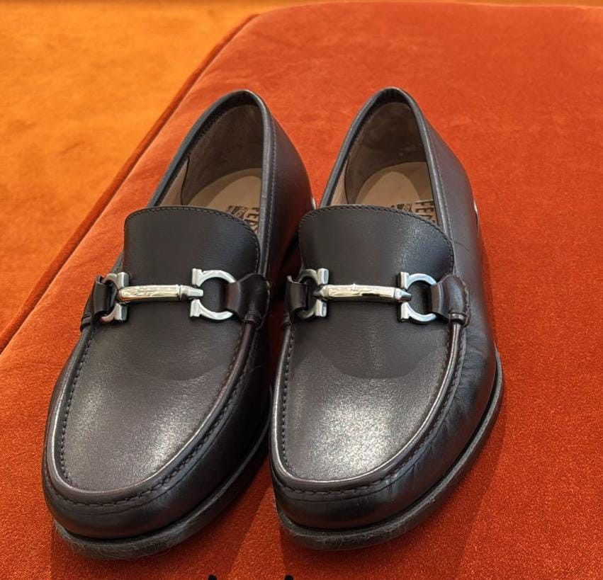 Salvatore Ferragamo o1s1rm0625 Loafers in Dark Brown Size US 12 / EU 45 - 1 Preview