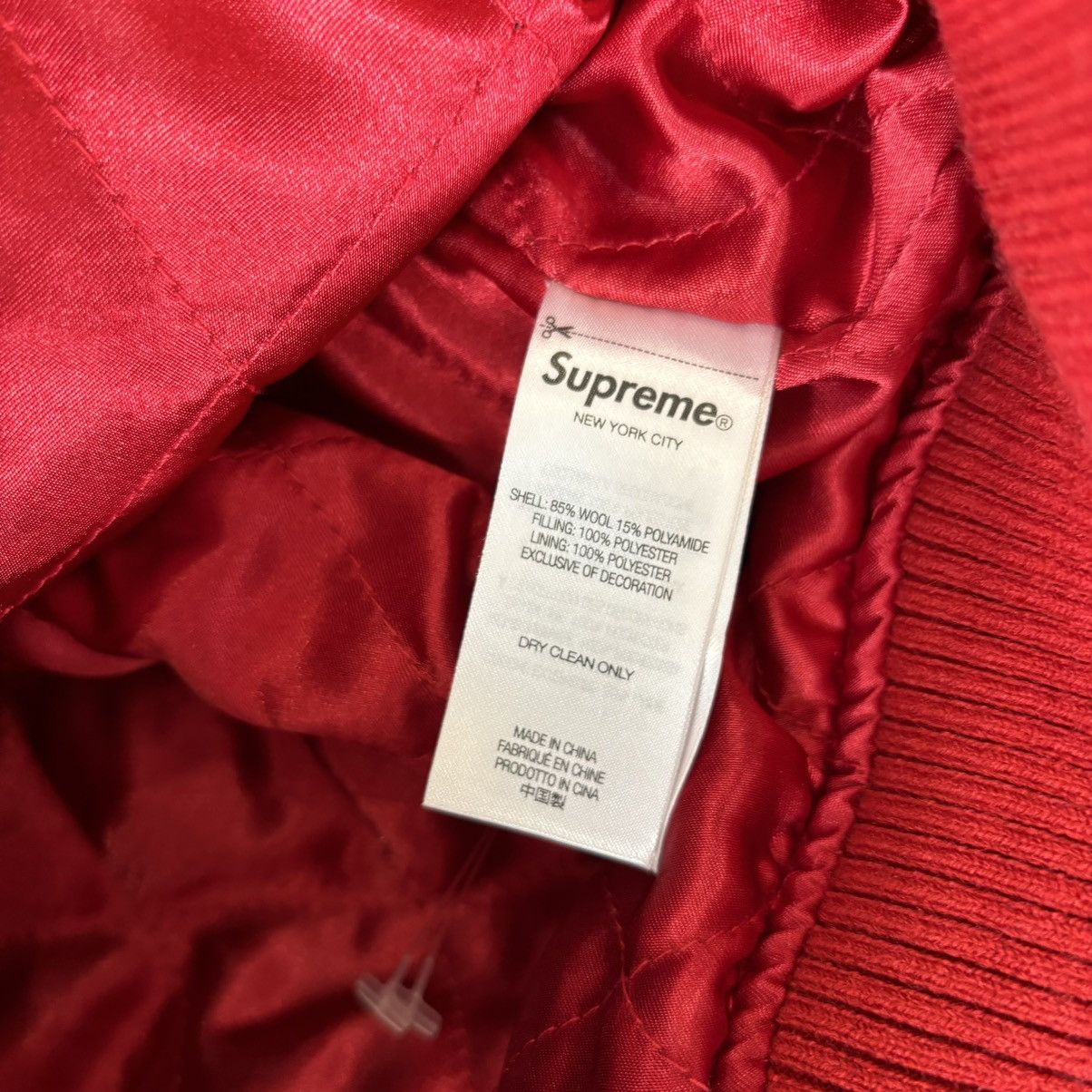 Supreme Supreme Veritas Varsity Jacket | Grailed