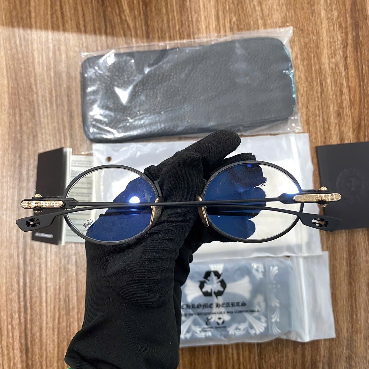 Chrome Hearts CHROME HEARTS HONEY DIPPED EYEGLASSES Size ONE SIZE - 3 Thumbnail