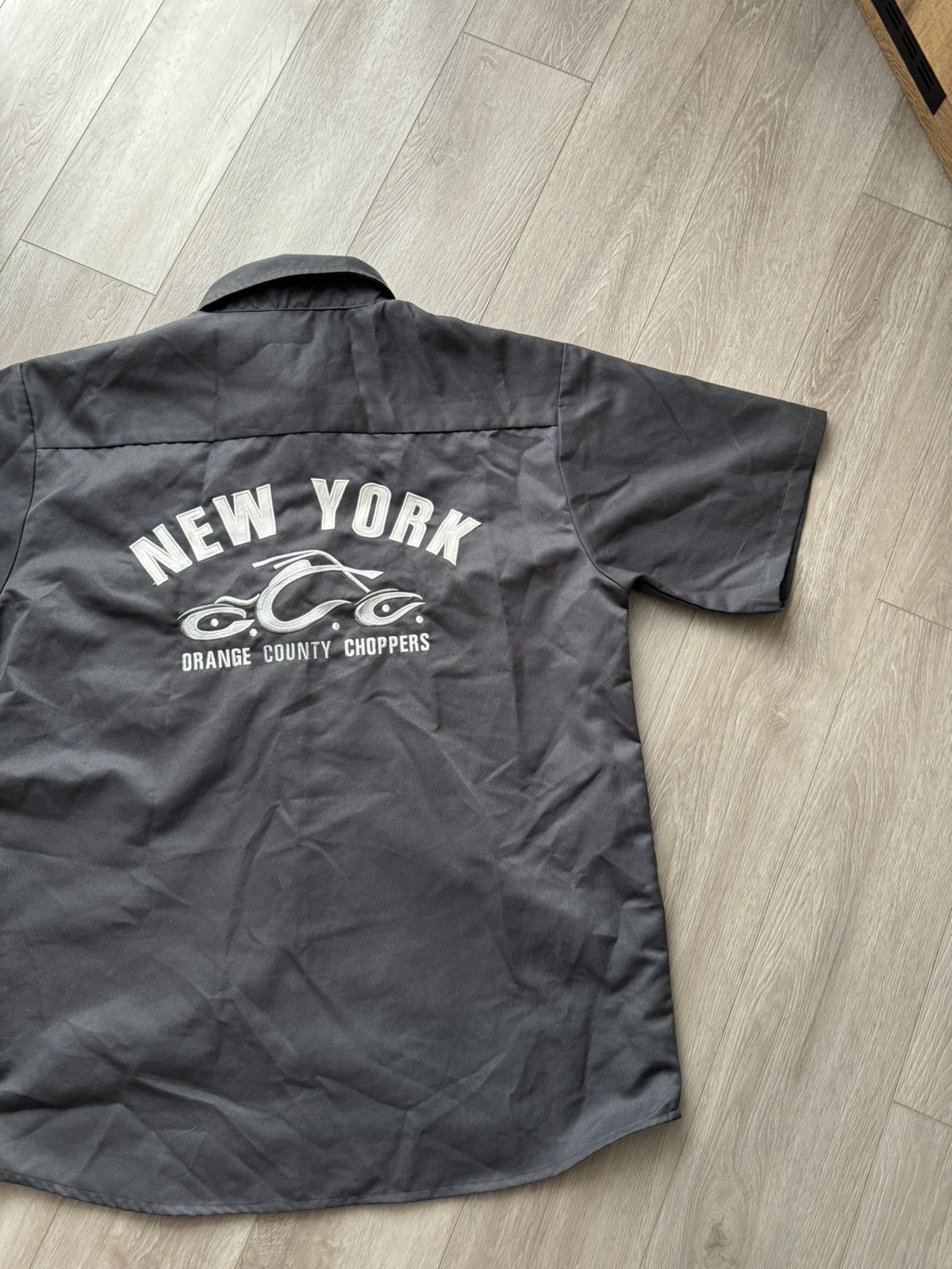 Band Tees × Vintage × West Coast Choppers Vintage Rare Big Logo New York Orange County Choppers Shirt Size US XL / EU 56 / 4 - 3 Thumbnail