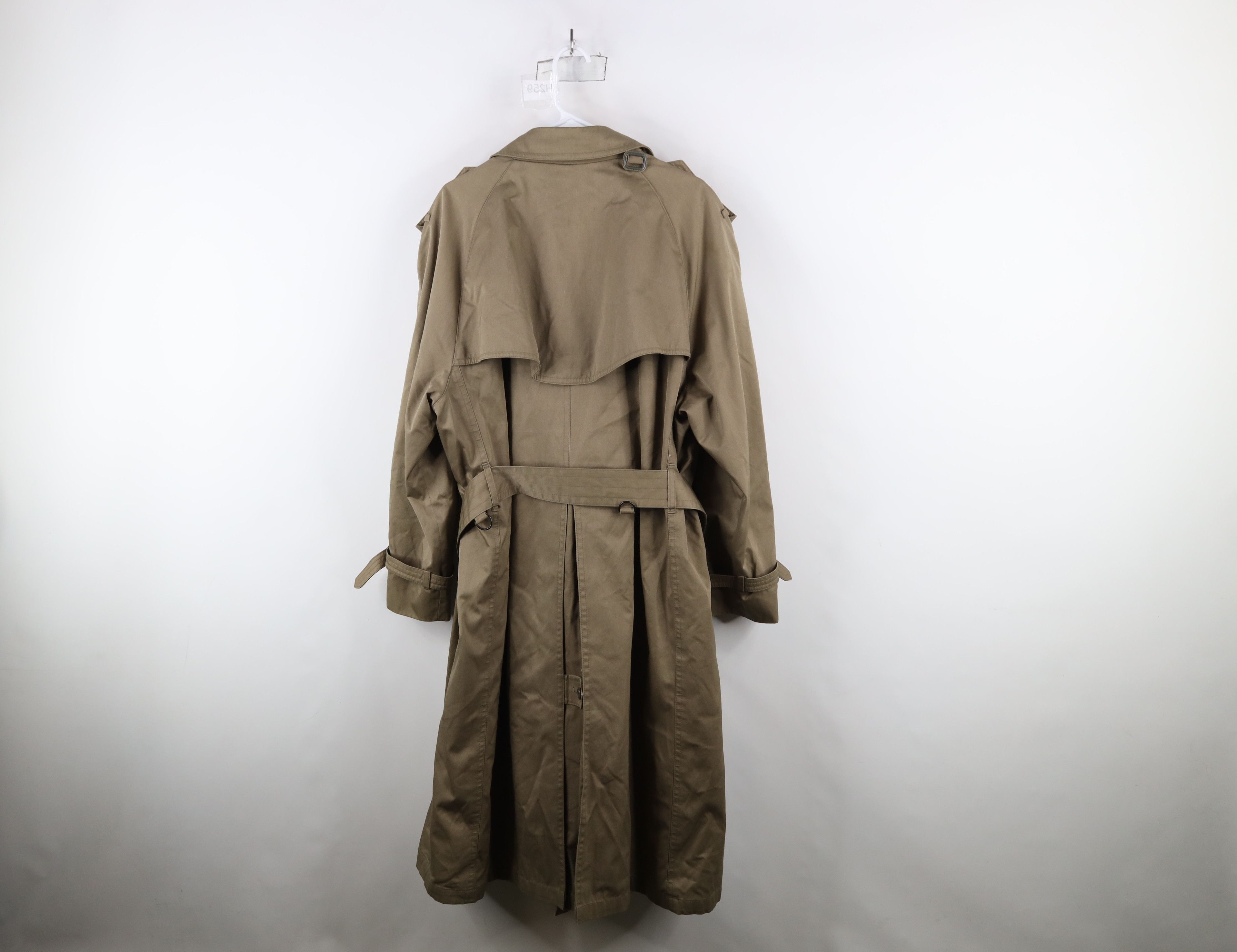 Vintage Vintage 90s Streetewar Lined Belted Trench Coat Beige Size US XXL / EU 58 / 5 - 12 Thumbnail