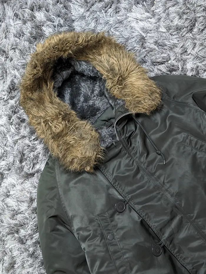 Alpha Industries ❤FINAL DROP🔴ALPHA INDUSTRIES FUR JACKET Size US M / EU 48-50 / 2 - 3 Thumbnail