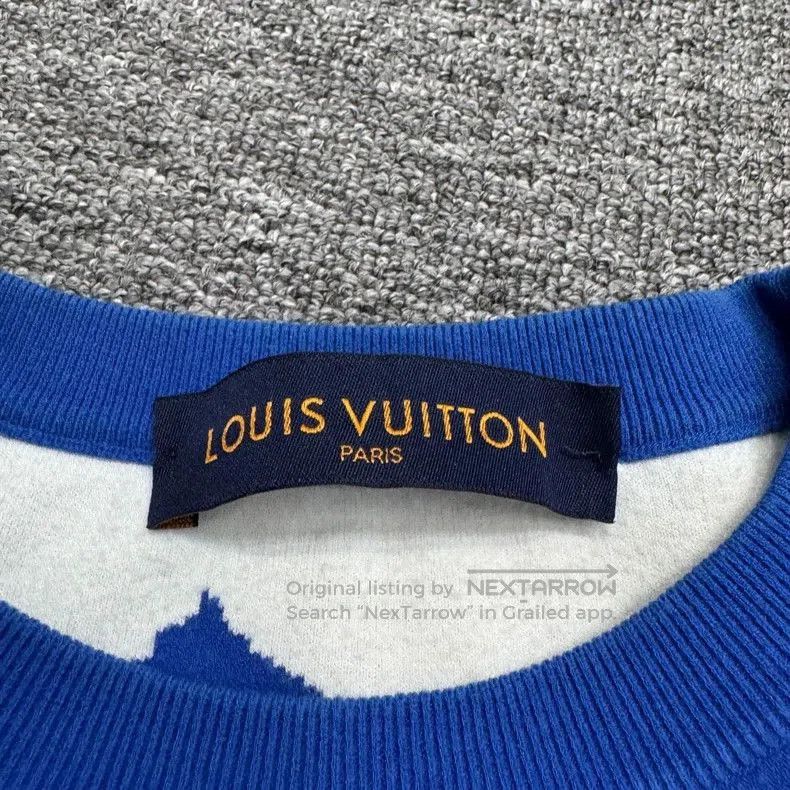 Other Louis Vuitton Blue Graffiti Logo Sweatshirt. Size US M / EU 48-50 / 2 - 3 Thumbnail
