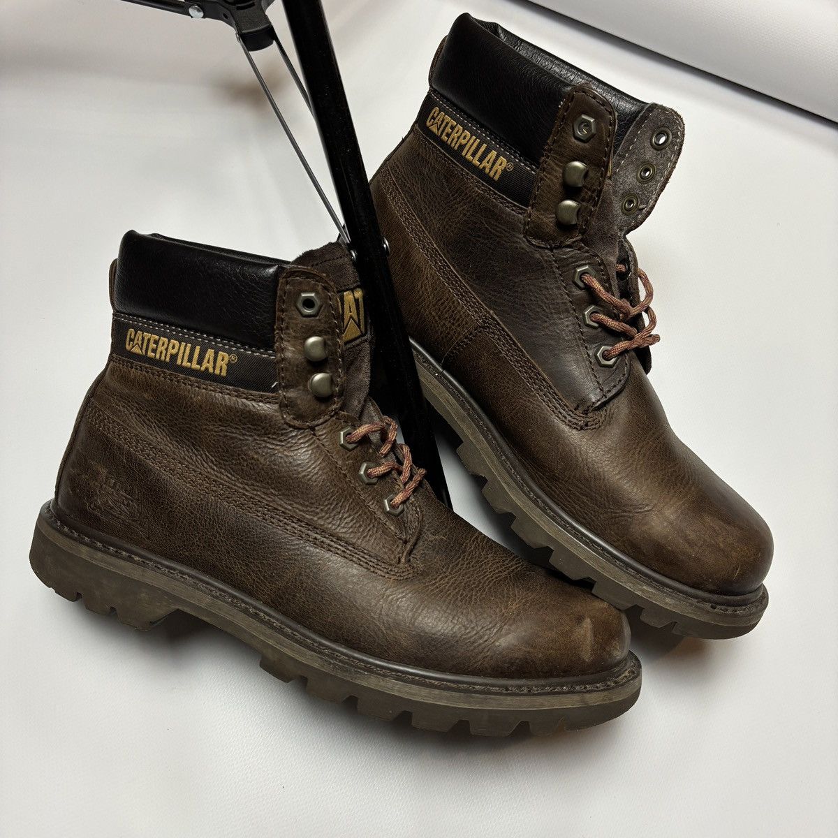 Caterpillar × Timberland CATERPILLAR VINTAGE REAL LEATHER BOOT Size US 10 / EU 43 - 2 Thumbnail