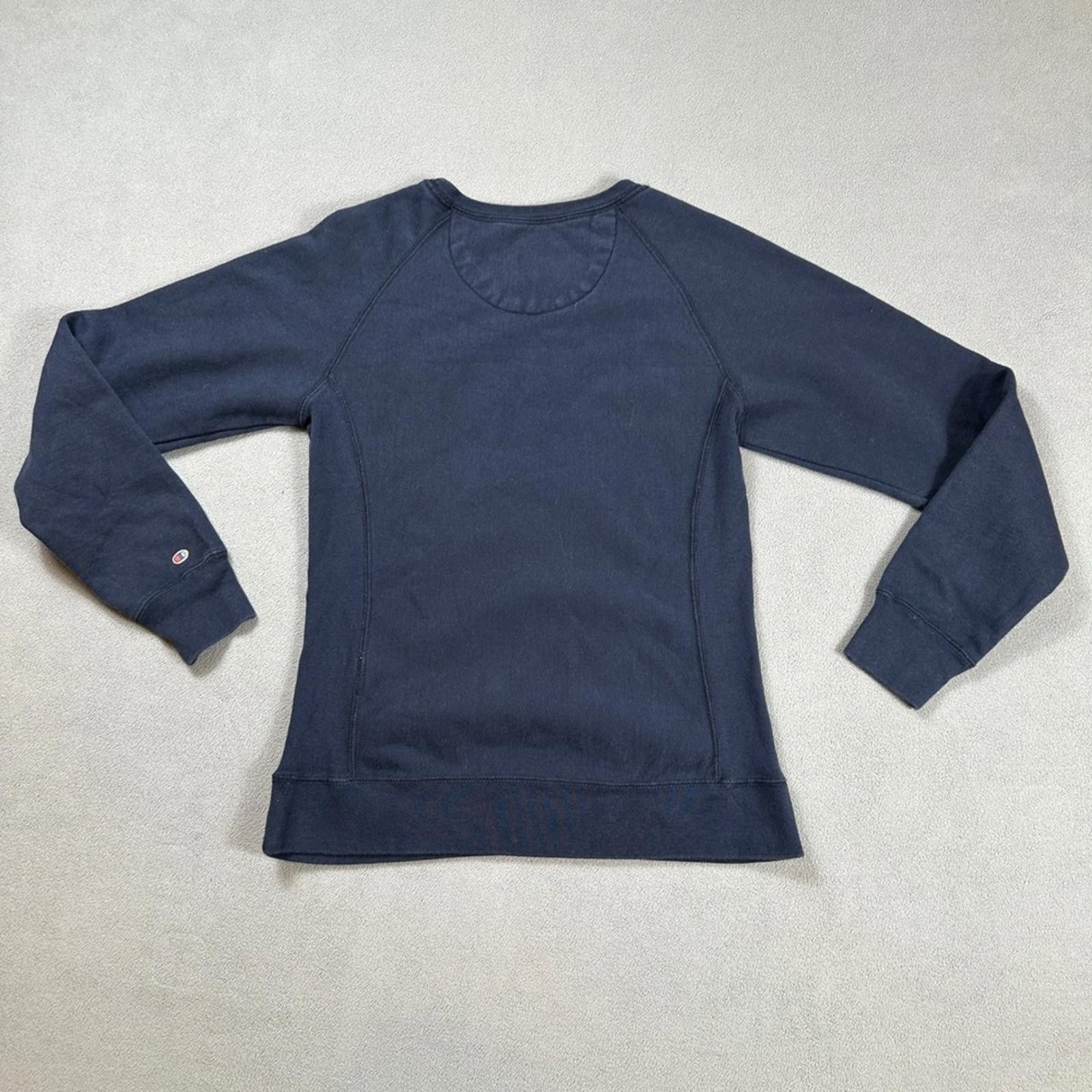 Champion Champion Notre Dame Crewneck Sweatshirt Women's Small Navy Size S / US 4 / IT 40 - 2 Thumbnail