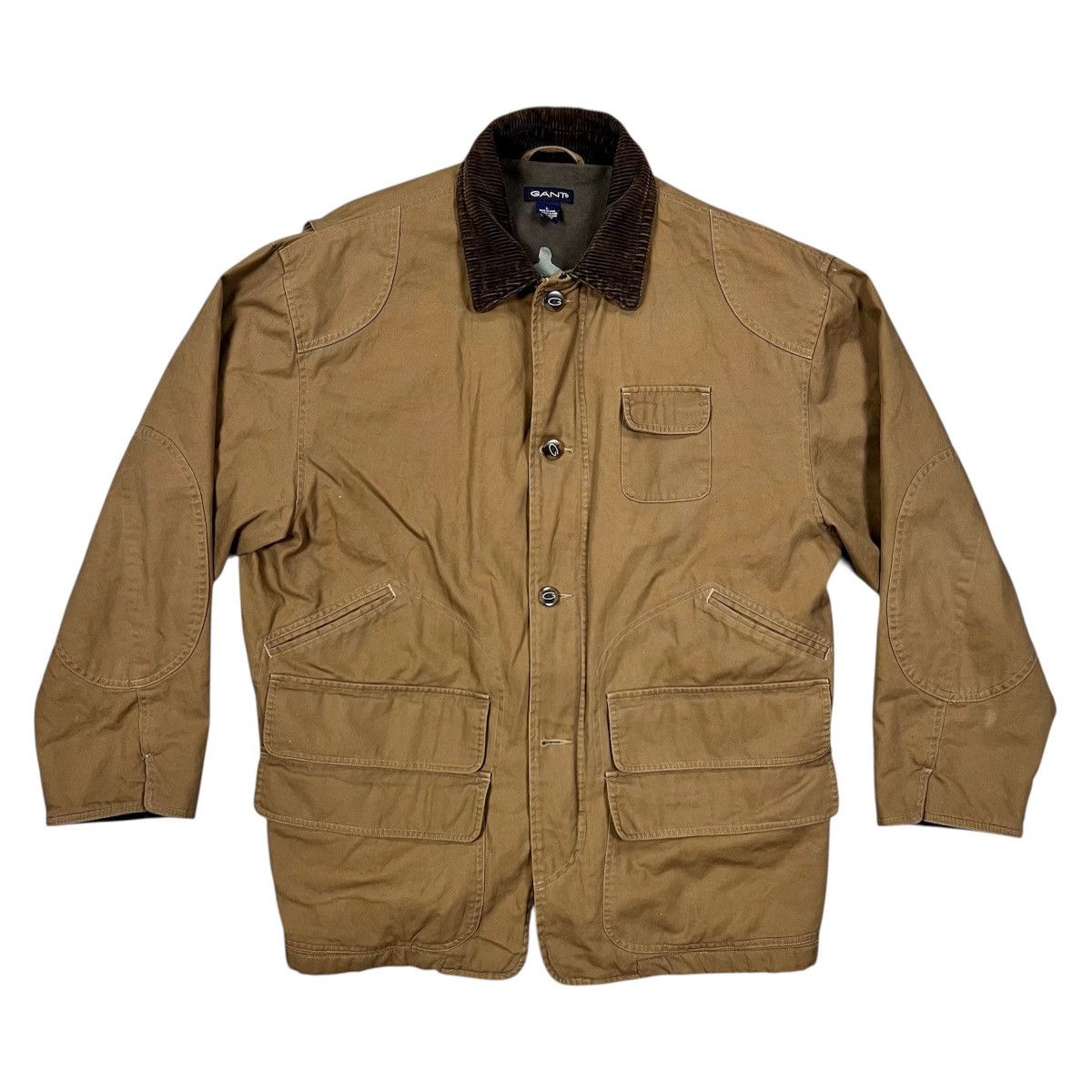 Gant GANT Vintage Canvas Hunting Chore Jacket Corduroy Trim Sz L Size US L / EU 52-54 / 3 - 1 Thumbnail