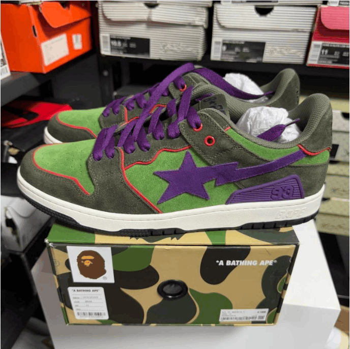 Bape Casual high top sports shoes Size US 13 / EU 46 - 1 Thumbnail