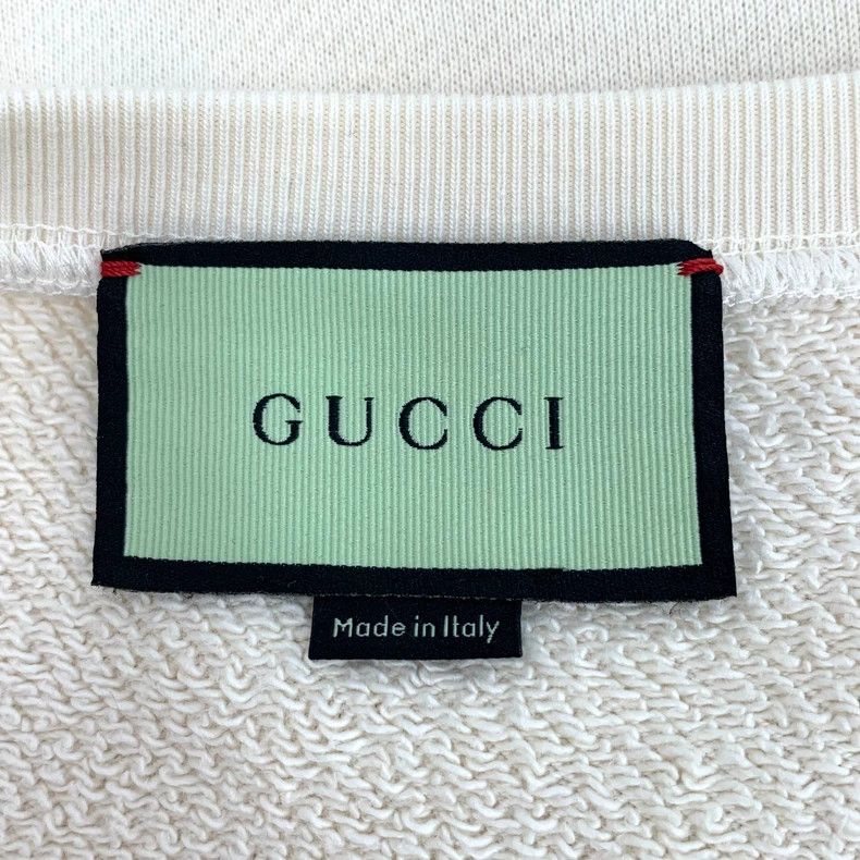 Gucci Gucci Apricot apple letter print cotton round-neck long-sl Size US L / EU 52-54 / 3 - 6 Thumbnail