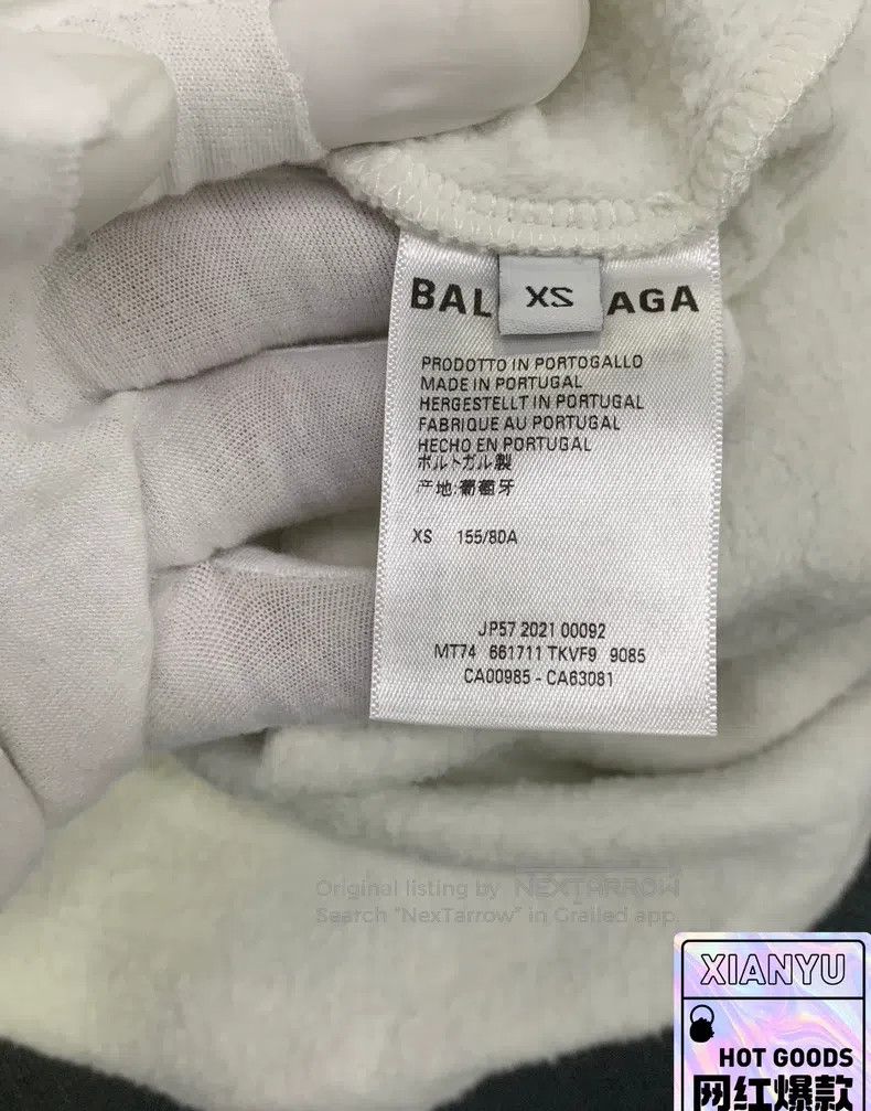 Balenciaga Balenciaga Long Sweatshirt Size US XS / EU 42 / 0 - 3 Thumbnail