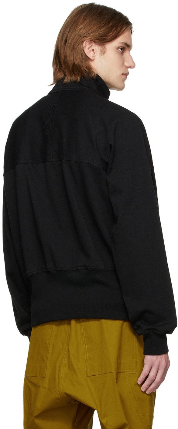 Rick Owens Black Zip Front Jogger Sweatshirt Size US S / EU 44-46 / 1 - 2 Thumbnail