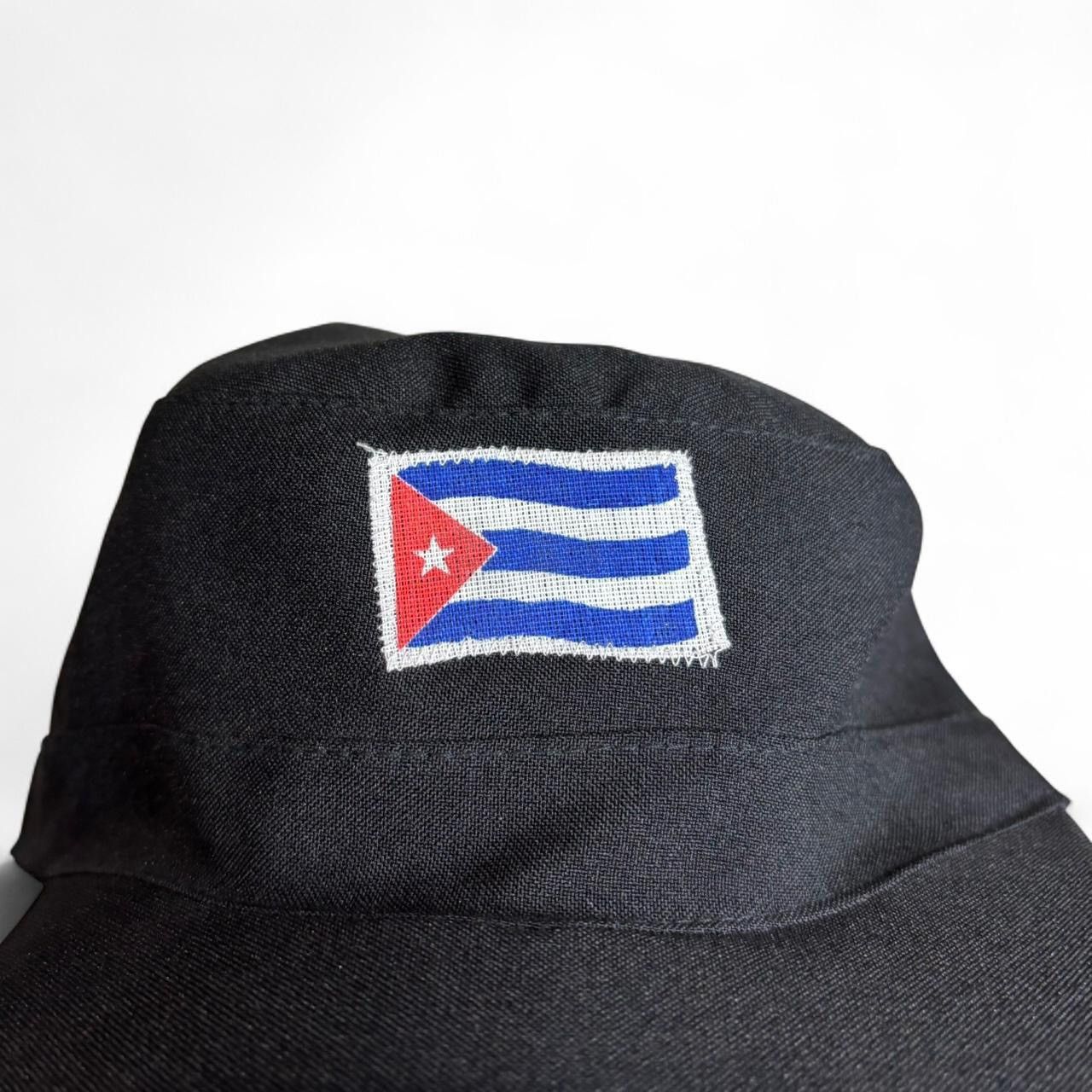 Vintage Vintage Style Cuba Black Military Cadet Hat Size ONE SIZE - 3 Thumbnail