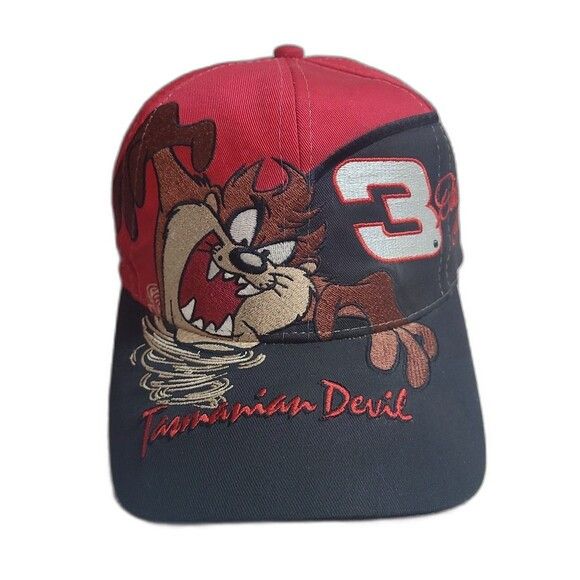 NASCAR Vintage Taz Dale Earnhardt Sr. snapback hat #3 Looney Tunes Size ONE SIZE - 1 Thumbnail