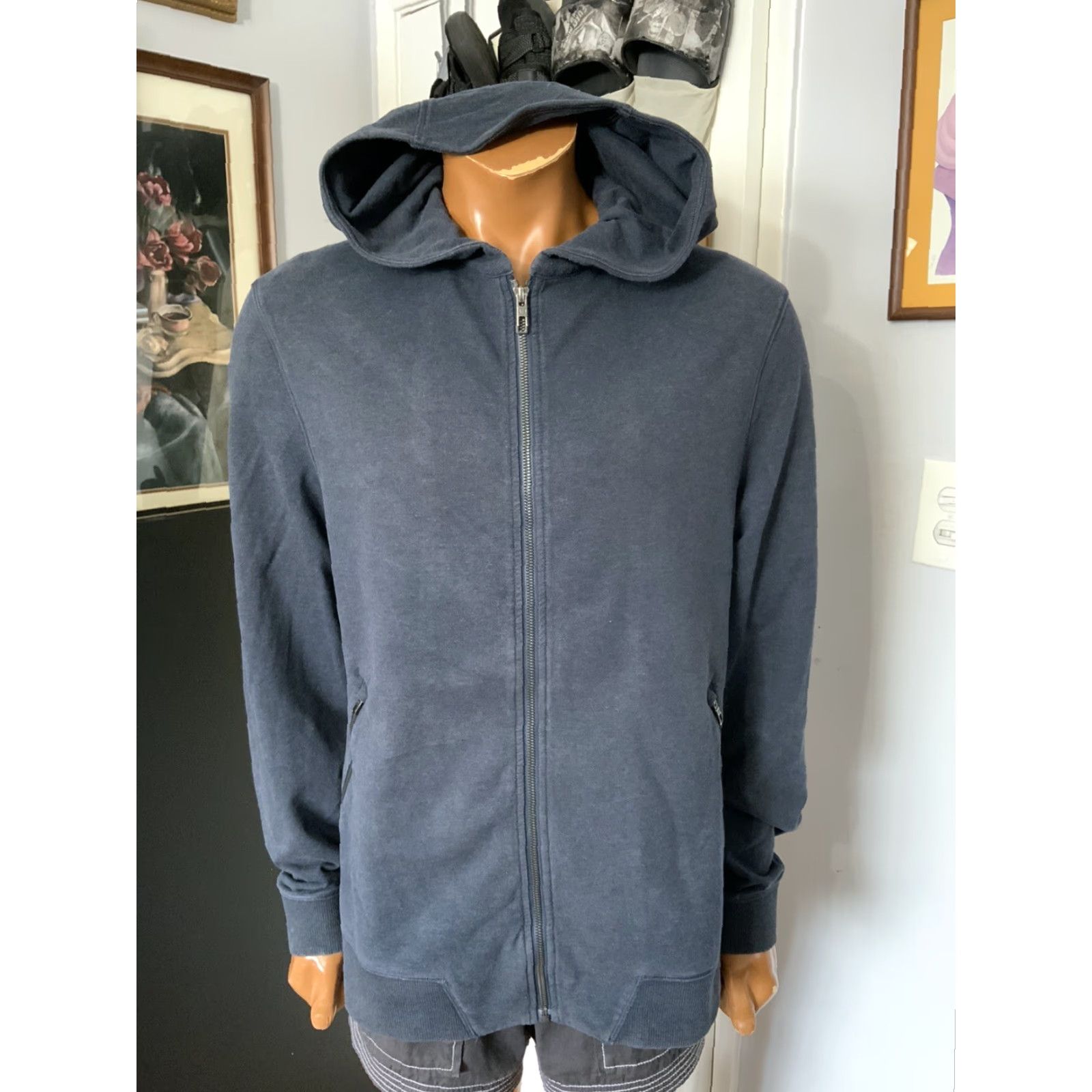 Lululemon Lululemon City Sweat Navy Blue Full Zip Hooded Jacket Hoodie Sz. L Mens Athleisure City Sweat Full Zip Hooded Jacket Navy Blue L Mens Size US L / EU 52-54 / 3 - 7 Thumbnail