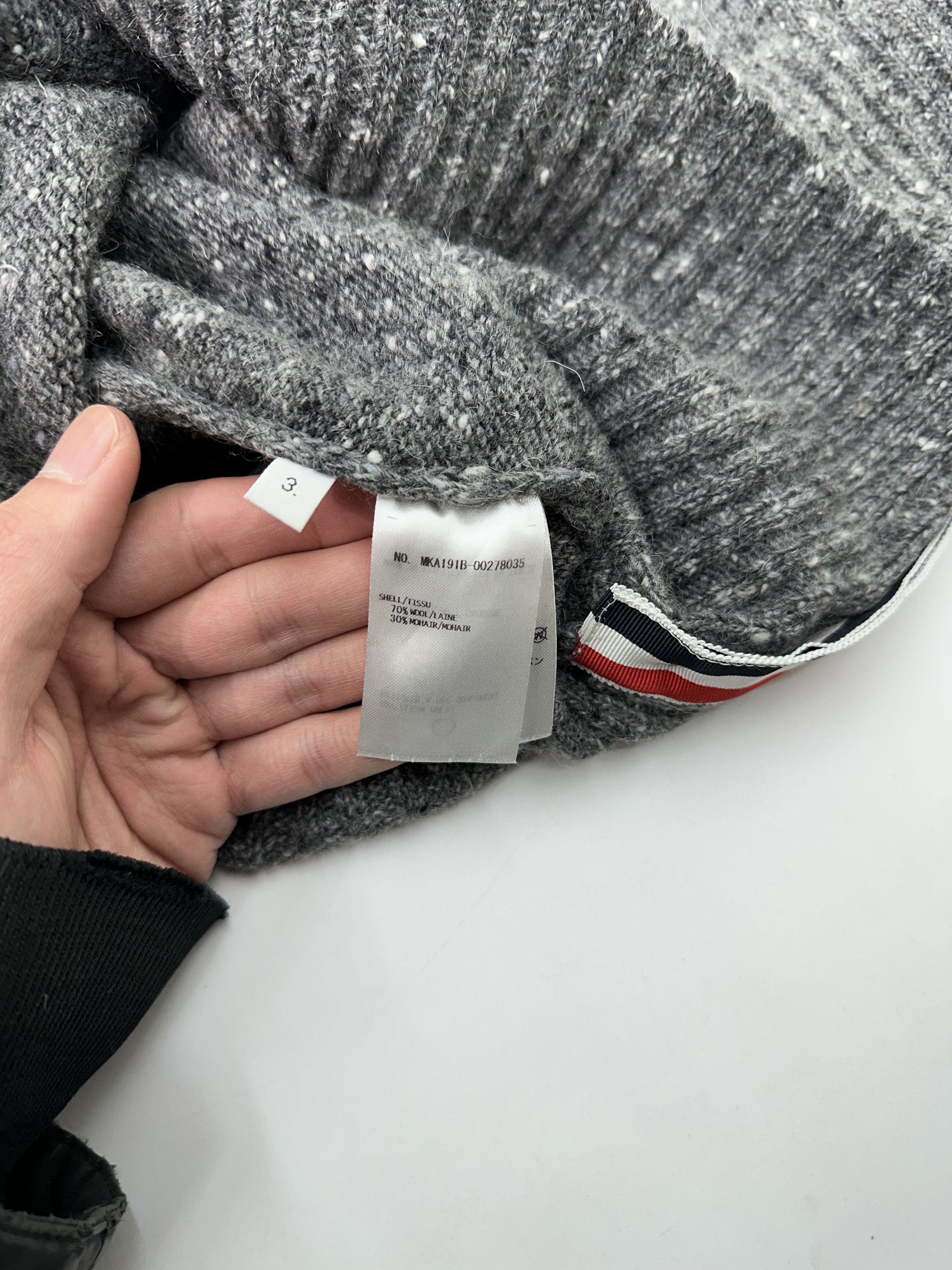 Thom Browne Thom Brown snowflake gray wool sweater Size US L / EU 52-54 / 3 - 5 Thumbnail