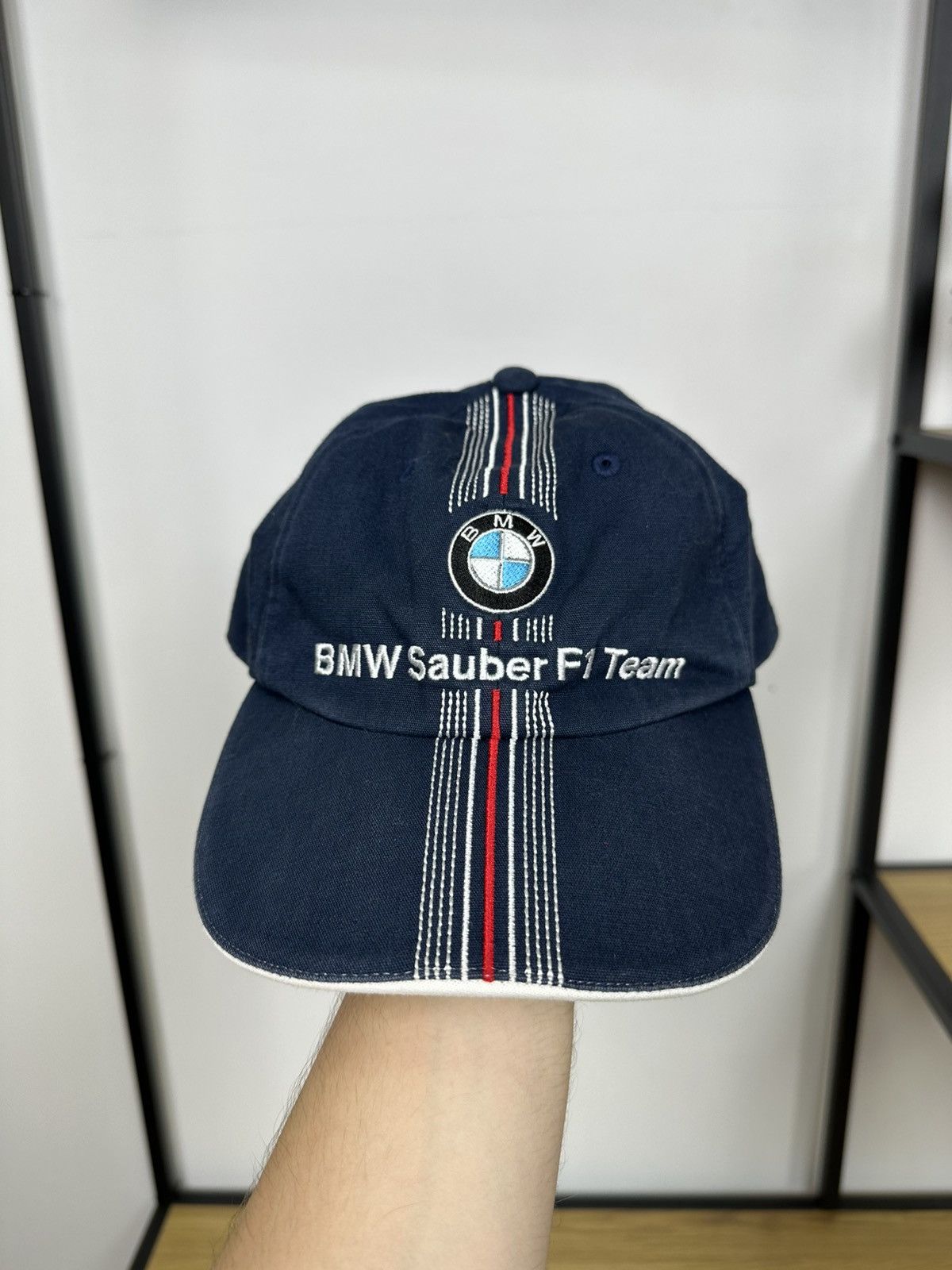 BMW BMW Sauber F1 team OS Hat Cap Formula One 2008 Unisex Racing Size ONE SIZE - 1 Thumbnail