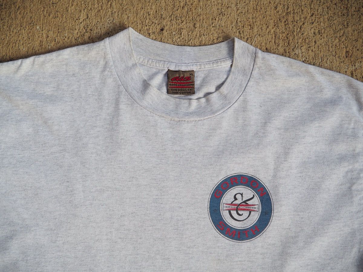 Vintage Vintage 93 Gordon & Smith, Single Stitch Tee, XL Size US XL / EU 56 / 4 - 2 Thumbnail