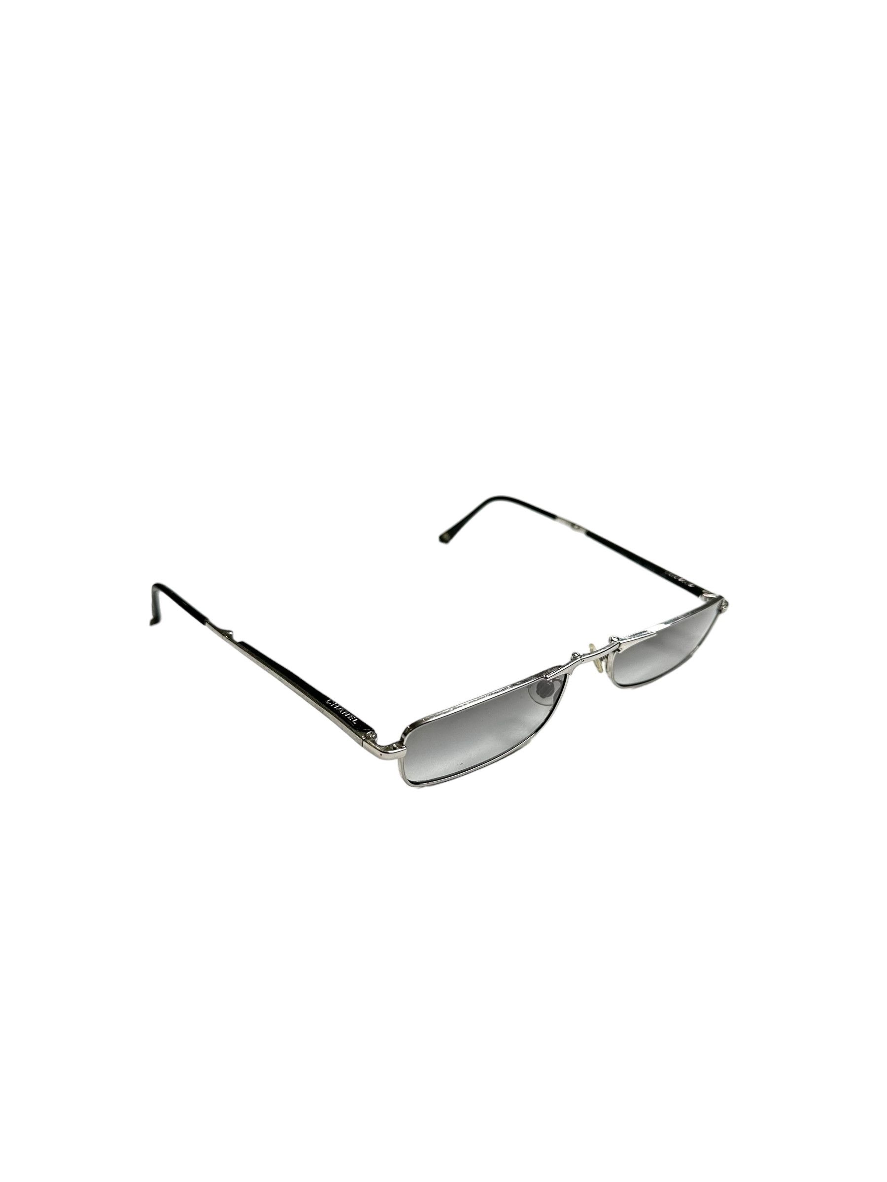 Chanel Chanel Folding Slim Clubman Sunglasses Size ONE SIZE - 3 Thumbnail