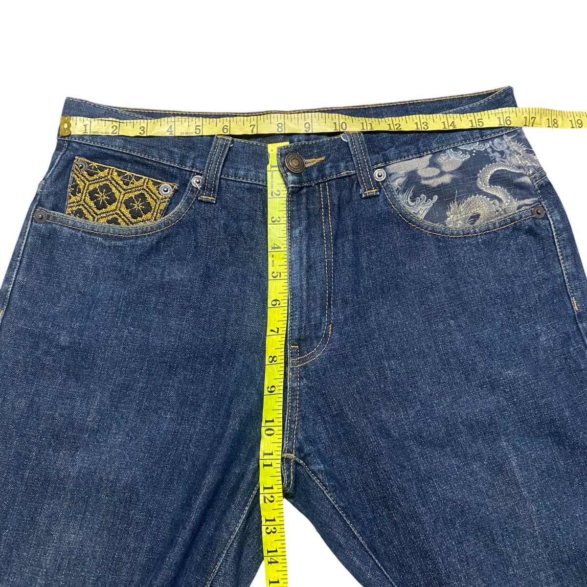 Karakuri Tamashii Karakuri Tamashii Style Denim Dragon Jeans Size US 33 - 17 Thumbnail