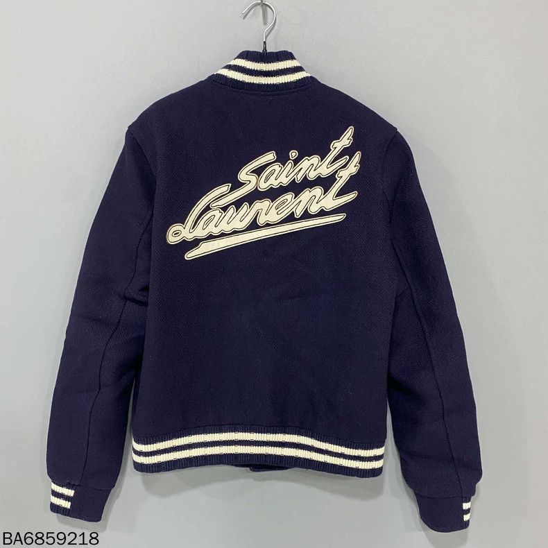Saint Laurent Paris Saint Laurent Paris Back Cursive Letter Teddy jacket 2505-N Size XS / US 0-2 / IT 36-38 - 2 Thumbnail