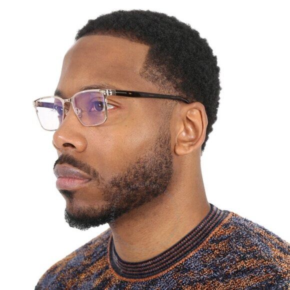 Tom Ford Tom Ford FT5733-B 028 Eyeglasses Gold 53mm Rectangle Frame Size ONE SIZE - 5 Thumbnail