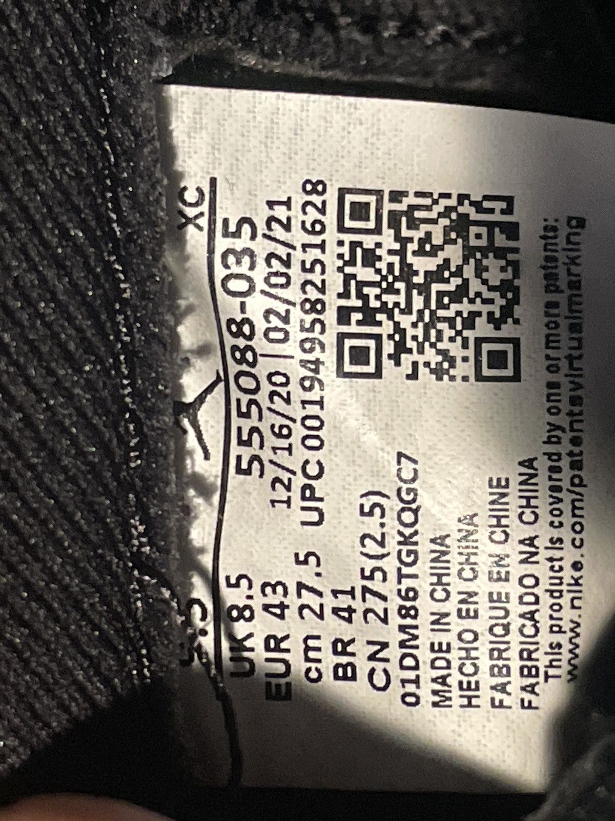 Jordan Brand × Nike Air jordan 1 retro high (shadow 2.0) Size US 9.5 / EU 42-43 - 6 Thumbnail