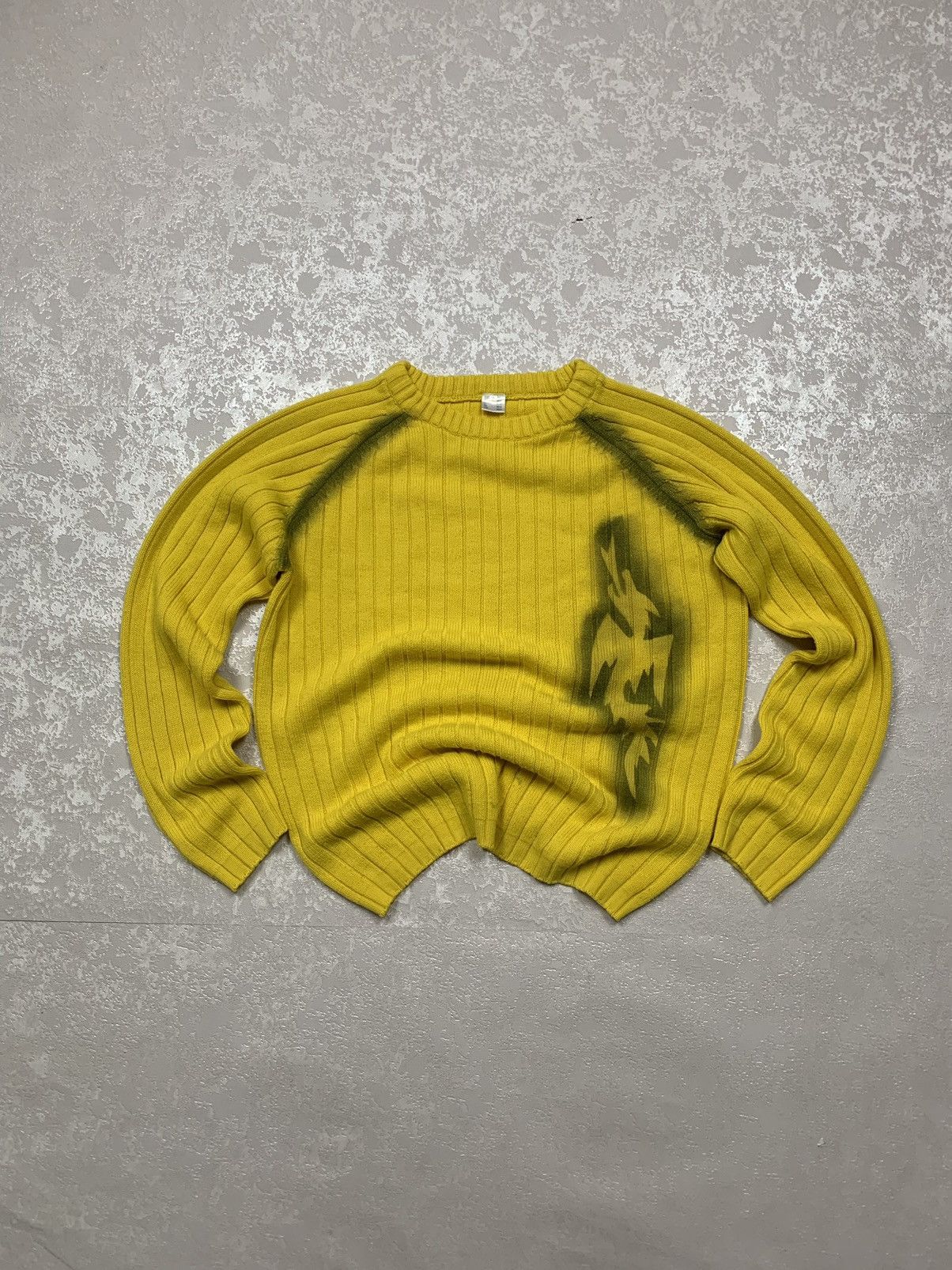 Other Rare y2k Cyber Grunge Dragon Knitted Sweater Size US M / EU 48-50 / 2 - 1 Thumbnail