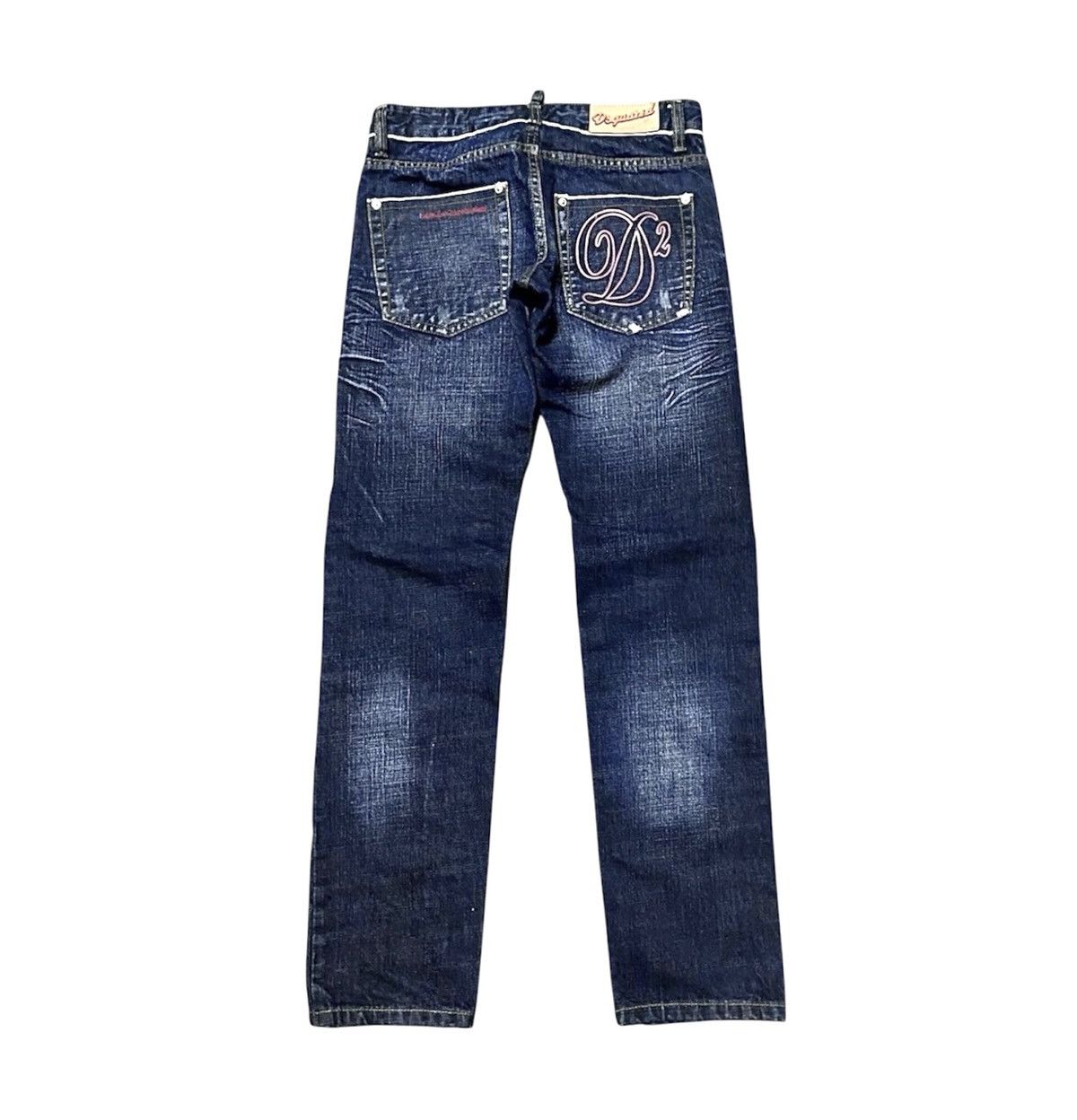 Dsquared2 Dsquared Paint Splatter Selvedge Washed Distress Denim Jeans Size 30" / US 8 / IT 44 - 1 Thumbnail