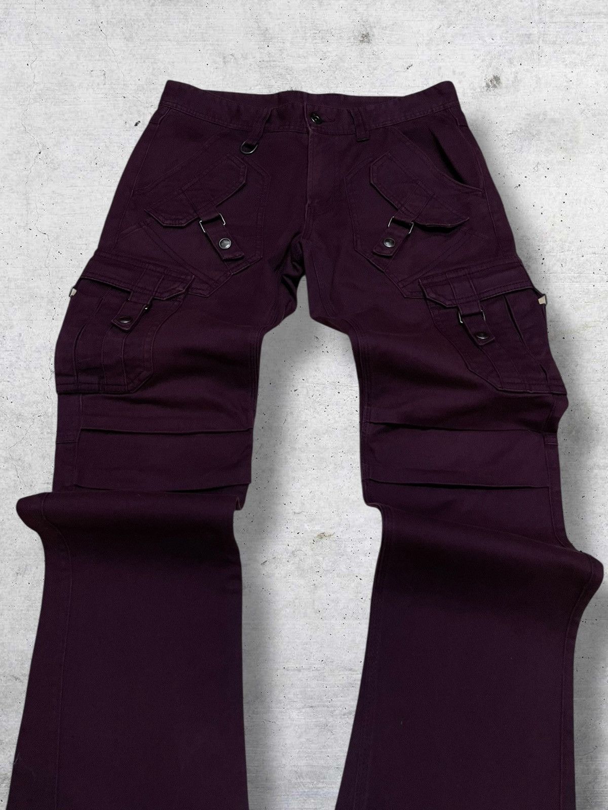 GOA VINTAGE HIDEWAYS NICOLE OG 90S JAPAN DESIGNER BONDAGE PANT Size US 30 / EU 46 - 4 Thumbnail