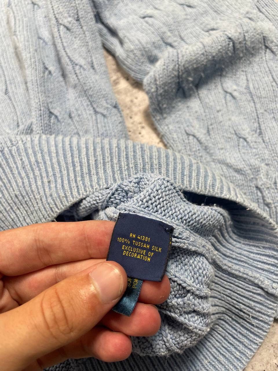 Polo Ralph Lauren Vintage Polo Ralph Lauren Knitted 1/3 Zip Sweater Y2K Size US XL / EU 56 / 4 - 6 Thumbnail