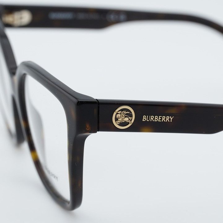 Burberry Burberry BE2443 3002 Eyeglasses Havana 53mm Square Frame Size ONE SIZE - 10 Thumbnail