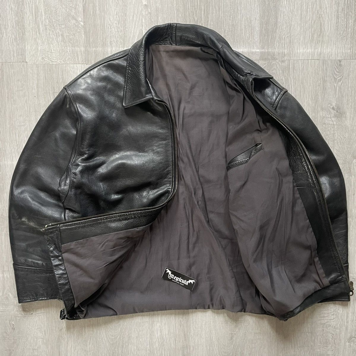 Other Unbrand Vintage Detroit Genuine Leather Jacket Size US XL / EU 56 / 4 - 3 Thumbnail