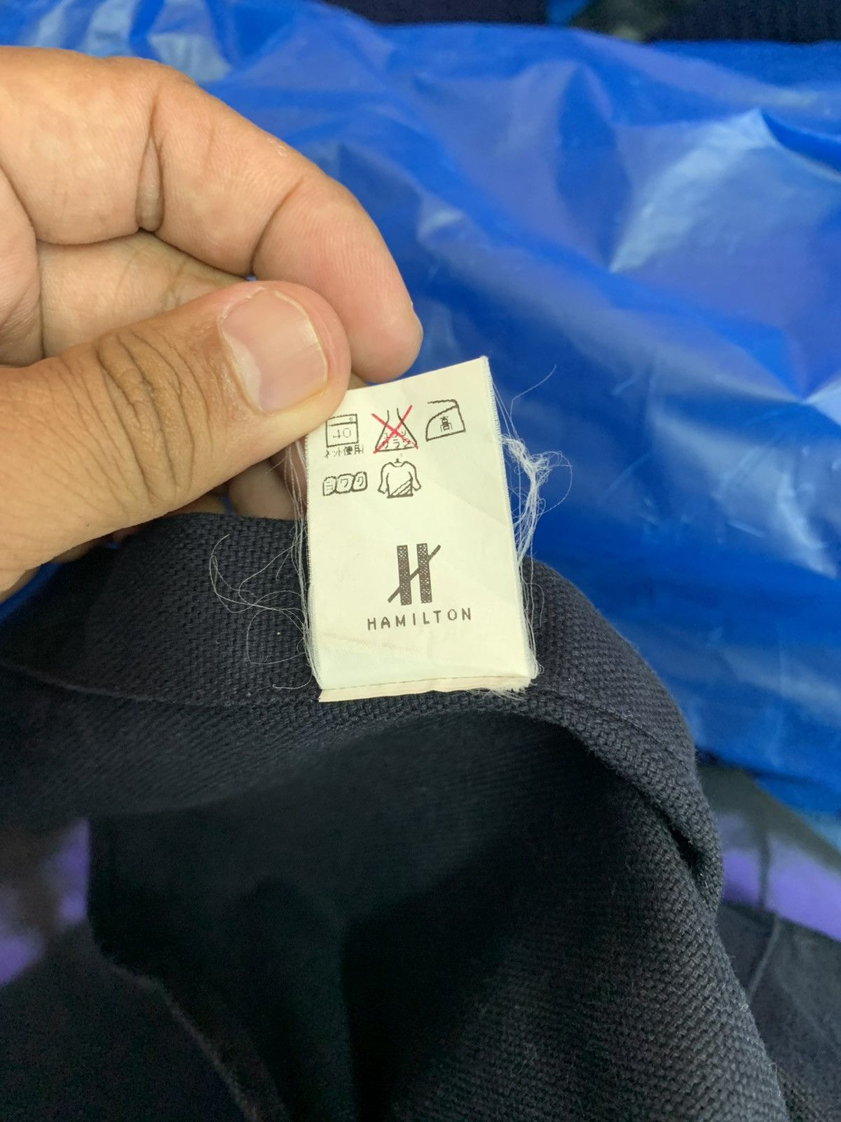 Issey Miyake VINTAGE IM MIYAKE DESIGN STUDIO HAMILTON COTTON DENIM SHIRTS Size US L / EU 52-54 / 3 - 13 Thumbnail