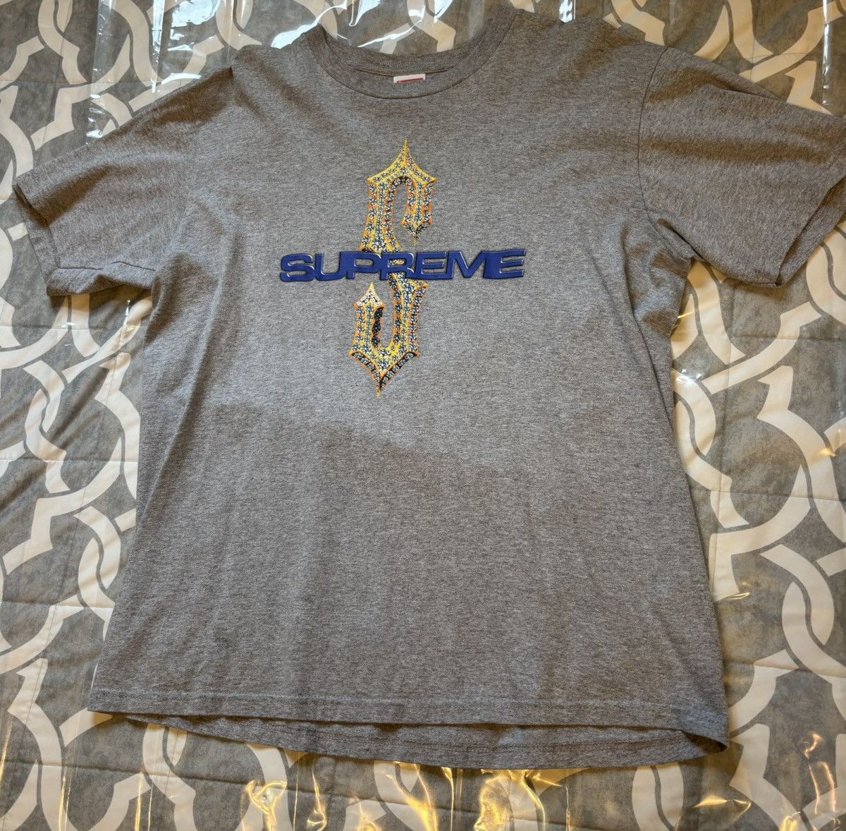 Supreme Supreme Diamond Tee – Grey – FW18 – Size M Size US M / EU 48-50 / 2 - 2 Thumbnail