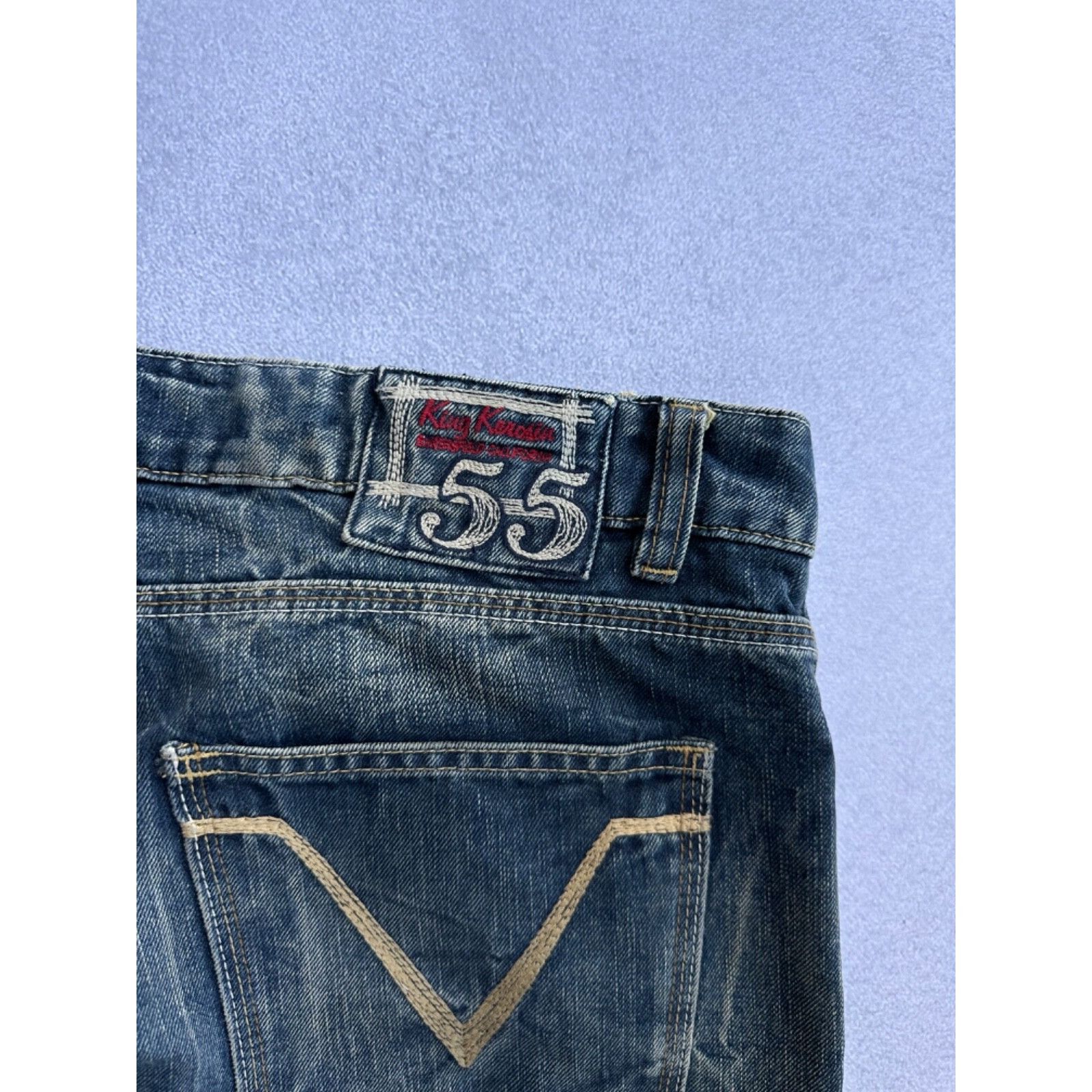 Vintage VTG King Kerosin Moto Japanese Heavy Jeans Size US 36 / EU 52 - 9 Thumbnail