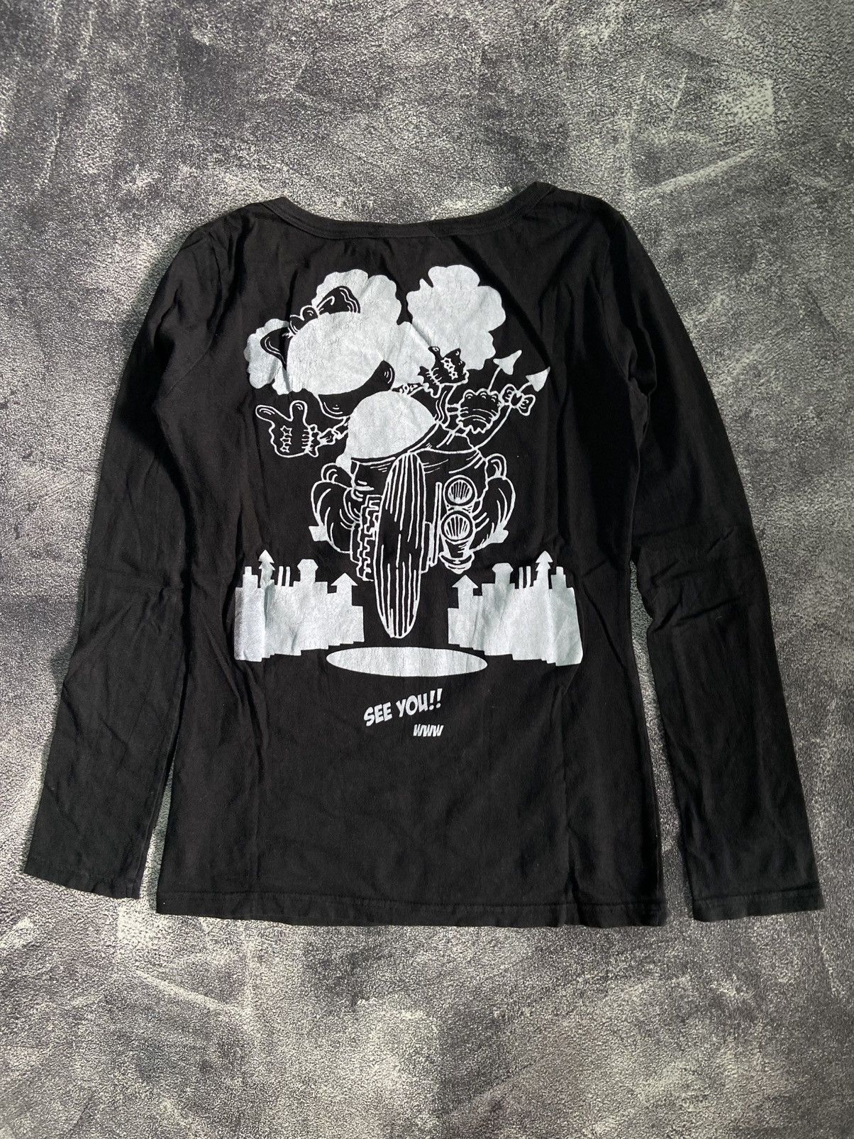 20471120 × If Six Was Nine × Japanese Brand Skull Motoride Ifsixwasnine Longsleeve Size US M / EU 48-50 / 2 - 4 Thumbnail