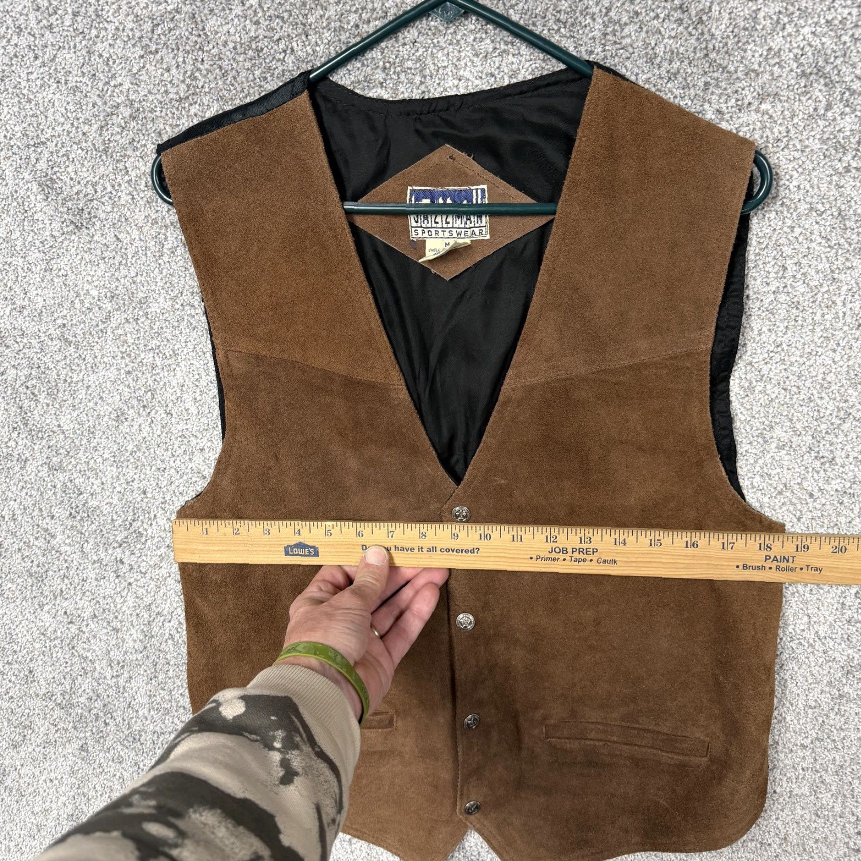 Vintage VTG 80s 90s Jazzman Vest Men M Brown Suede Leather Western Boho Eclectic Grandpa Size US M / EU 48-50 / 2 - 3 Thumbnail