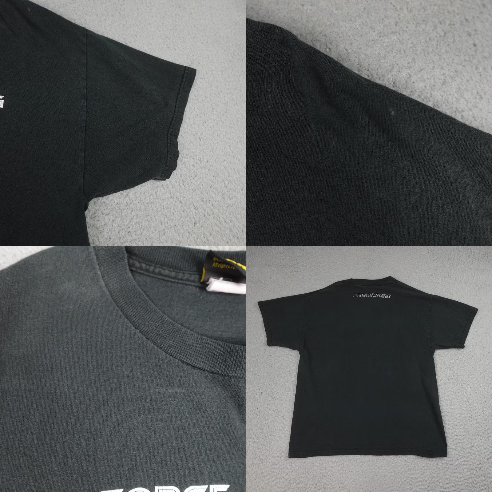 Star Wars VINTAGE Star Wars Shirt Mens Large Black Force Is Strong Graphic Tee Movie Size US L / EU 52-54 / 3 - 8 Thumbnail