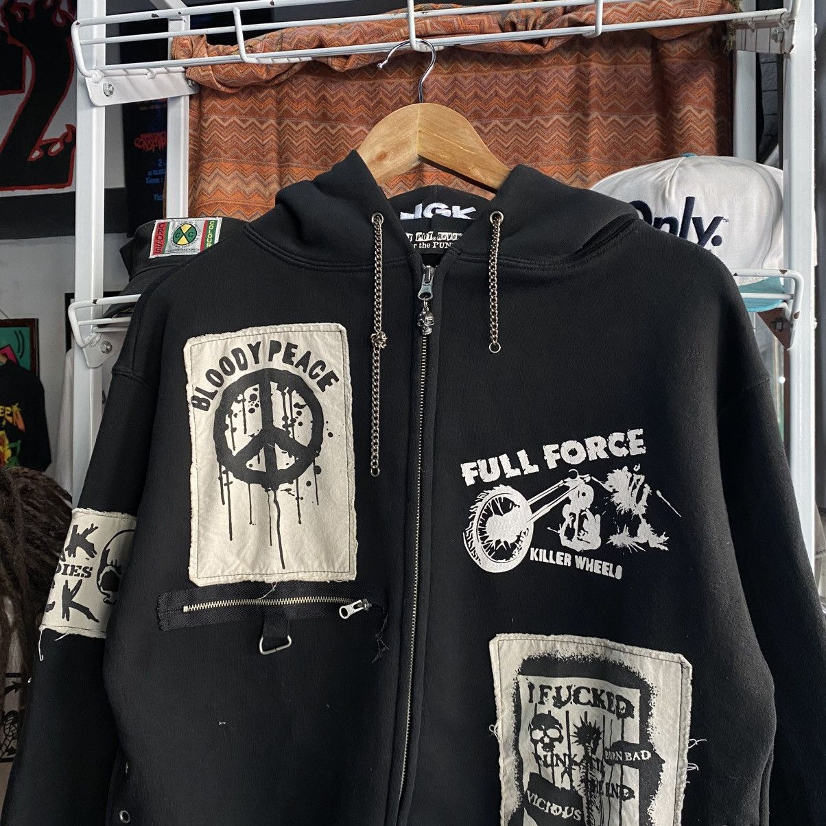 Sex Pot ReVeNGe Rare Vintage SEXPOT Japanese Brand Grunge Punk Hoodie Size US L / EU 52-54 / 3 - 3 Thumbnail