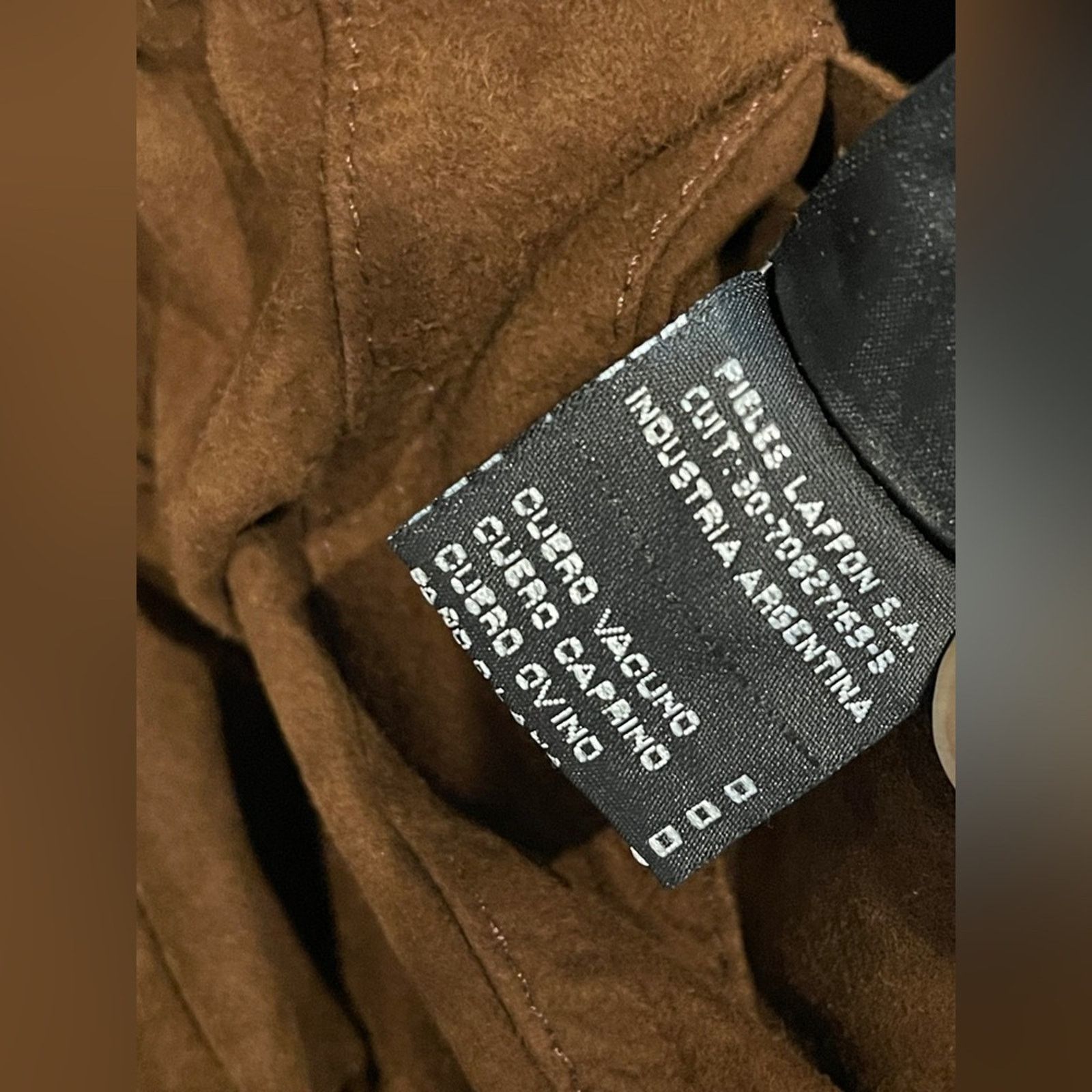 Other Laffon Argentina M Brown Leather Suede reversible Jackets Size US M / EU 48-50 / 2 - 8 Thumbnail