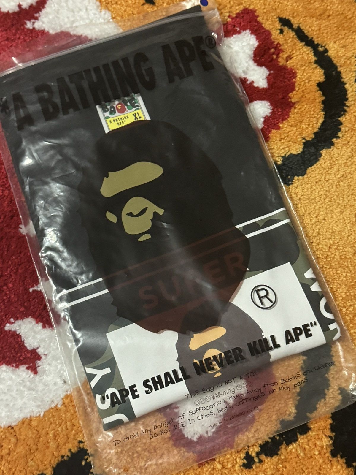 Bape Bape Super Busy Works Tee. Black Size XL Size US XL / EU 56 / 4 - 2 Thumbnail