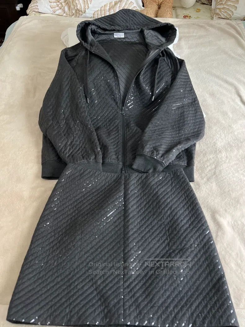 Brunello Cucinelli Brunello Cucinelli Sequin Set Size S / US 4 / IT 40 - 2 Thumbnail