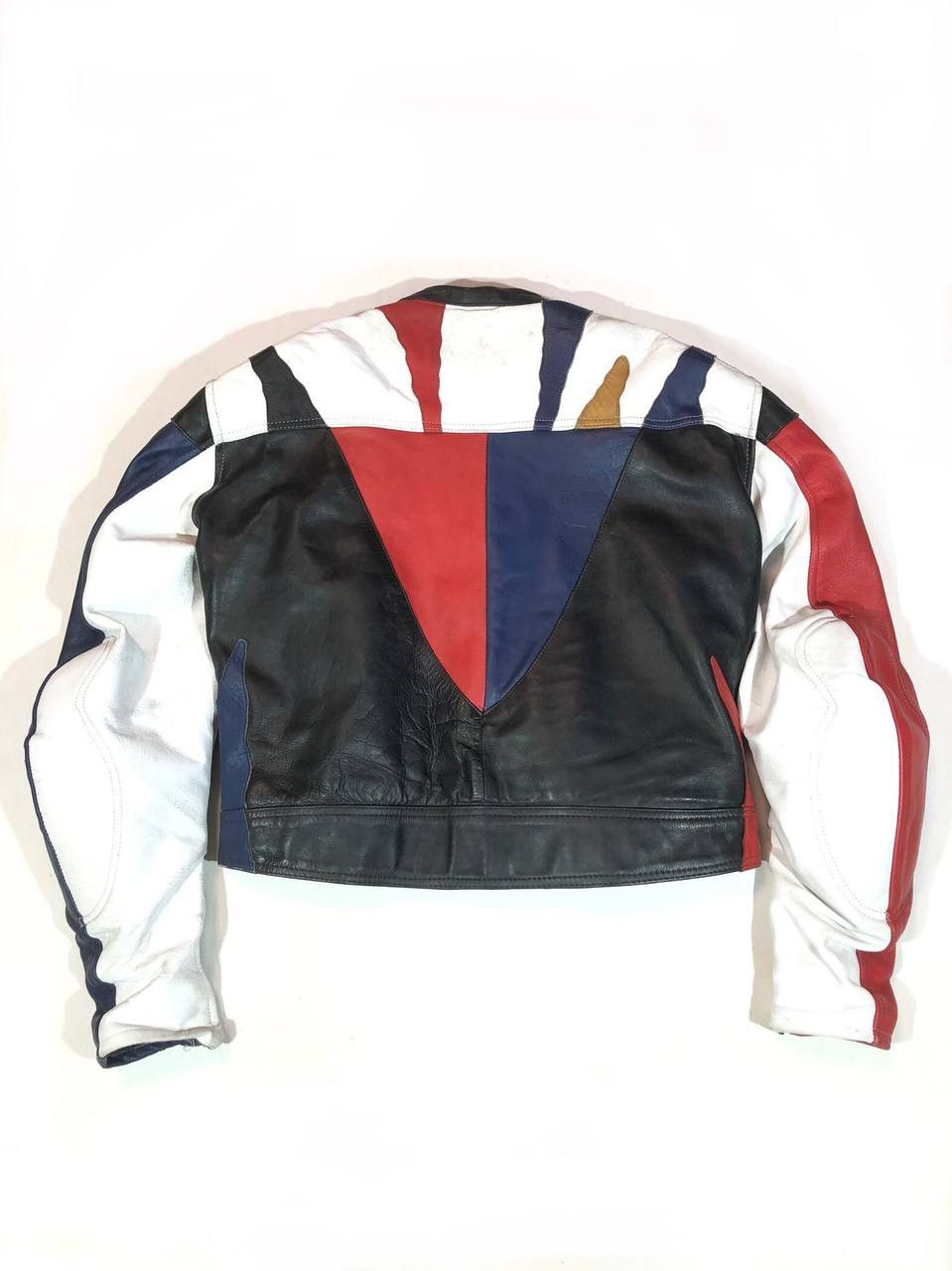 Other Polo Vintage Rare Avangarde Moto Racing Leather Jacket Size US L / EU 52-54 / 3 - 10 Thumbnail